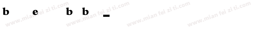 Bembo Expert BQ Bold字体转换